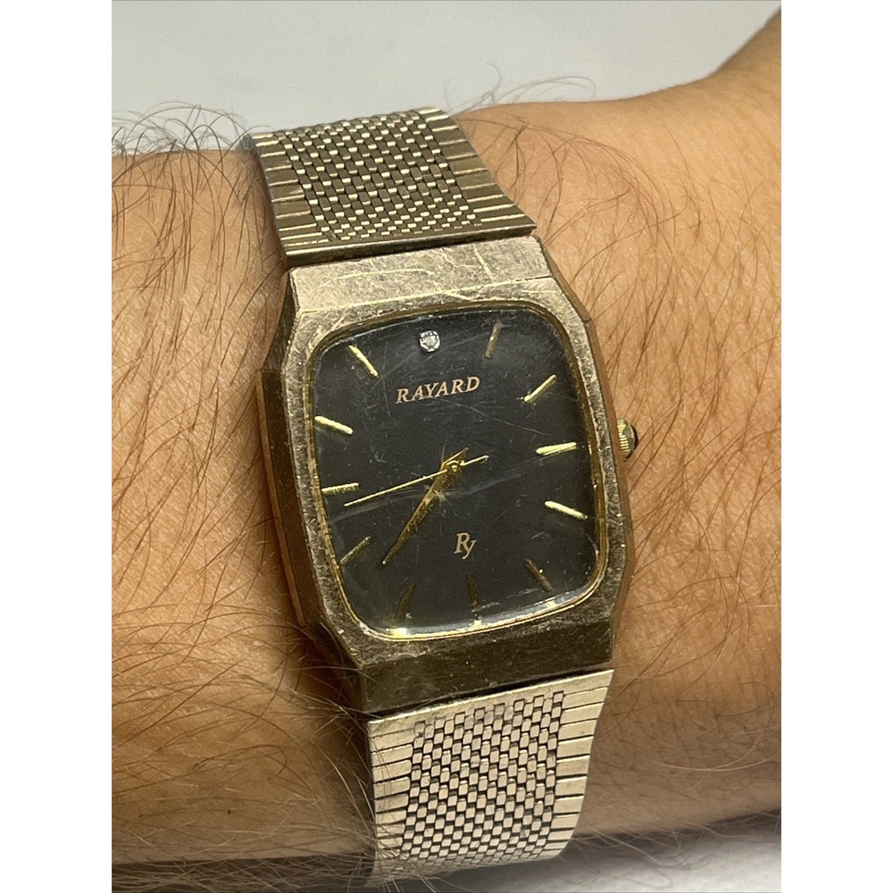 Maruman RAYARD Stunning Men's Watch Black Dial - New Battery!